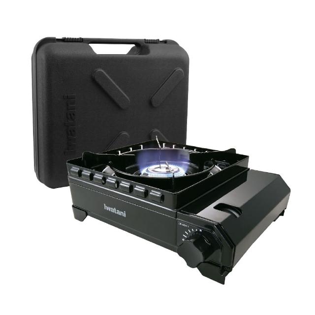 【Iwatani 岩谷】戶外防風新黑武士磁式瓦斯爐-3.3kw-附外盒-日本製(CB-ODX-1-BK)