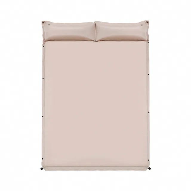 【SHANER】營用自動充氣睡墊-雙人睡墊(簡單拼裝 快速充氣 收納體積小)