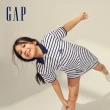 【GAP】女童裝 Logo小熊短袖洋裝 厚磅密織水洗棉系列-多色可選(858686)
