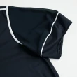 【OUWEY 歐薇】都會澎袖造型POLO領洋裝3222327020(深藍)