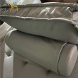 【文創集】馬利歐義式皮革＆科技布正方形休閒沙發(二色可選)