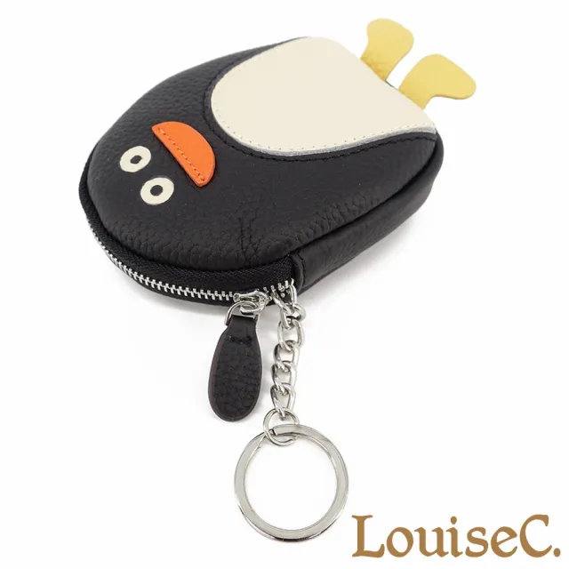 【LouiseC.】Tree House 真牛皮企鵝造型零錢包/鑰匙包-6色(YS22021)