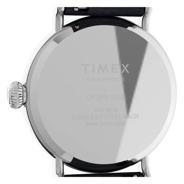 【TIMEX】天美時 x SNOOPY 限量聯名系列 聖誕花圈款手錶(深藍 TXTW2U86300)