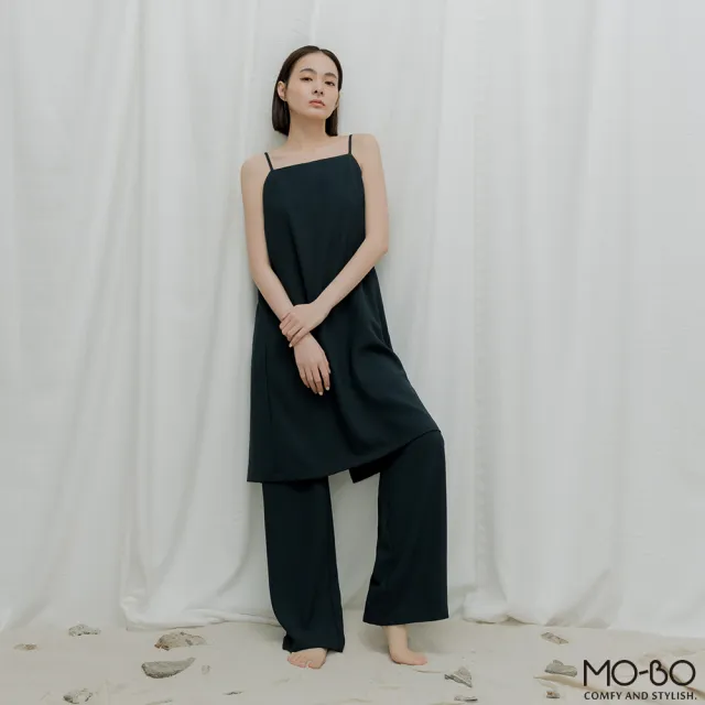 【MO-BO】春日暖陽假兩件連身褲(褲子)