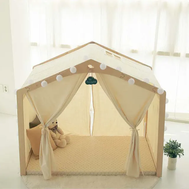 【Naspa】BONO新型態手工製作頂級樺木遊戲屋-杏仁(展示品出清僅試拆組裝)
