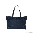 【HAPI+TAS】日本原廠授權 摺疊肩背包 星空藍(H0001/摺疊旅行袋/托特包/購物袋)