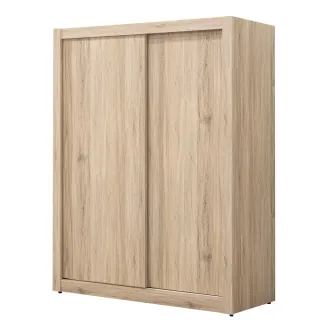 【WAKUHOME 瓦酷家具】Gadi清爽木紋風5尺滑門衣櫃A006-B105