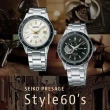【SEIKO 精工】PRESAGE Style60s動力儲存機械錶/40.8mm 白/SK027(4R35-05A0S SRPG03J1)