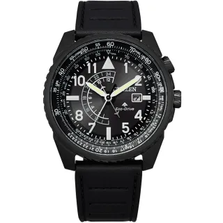 【CITIZEN 星辰】PROMASTER 光動能兩地顯示航空錶/42.5mm(BJ7135-02E)