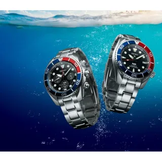 【SEIKO 精工】PROSPEX DIVER SCUBA 可樂圈 三眼太陽能潛水錶44.5mm/SK027(V192-0AD0R SSC795J1)