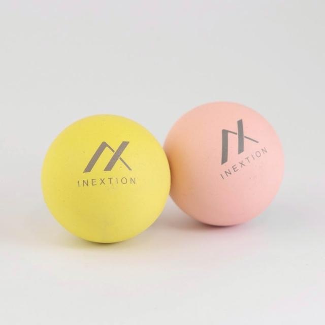 【INEXTION】Therapy Balls 筋膜按摩療癒球 2入組 - 淺藍 50D 天然橡膠按摩球 製 