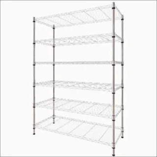 【特力屋】鍍鉻六層架 寬106*深46*高150公分