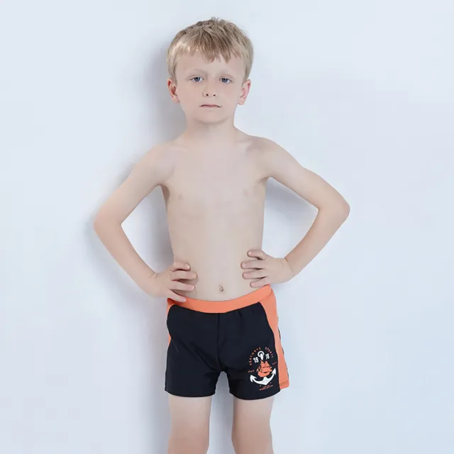 【Heatwave 熱浪】兒童泳褲基本款泳衣男童寶寶游泳嬰兒平角中大童男孩(35150/110-140)