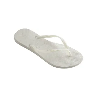 【havaianas 哈瓦仕】拖鞋 女鞋 夾腳拖 細帶 巴西 Slim 白色 4000030-0001W(哈瓦士)