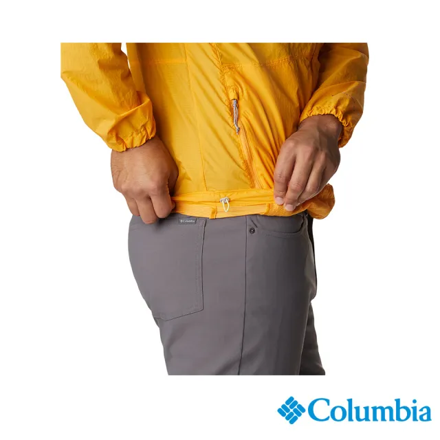 【Columbia 哥倫比亞 官方旗艦】男款- Omni-Shade UPF40防曬風衣-黃色(UWJ98110YL  / 2022年春夏商品)