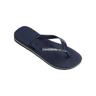 【havaianas 哈瓦仕】拖鞋 男鞋 女鞋 夾腳拖 國旗 巴西 Brasil Logo 海軍藍 4110850-0555U(哈瓦士)