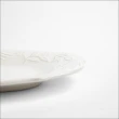 【HOLA】芙蘿拉橢圓盤白色-36CM
