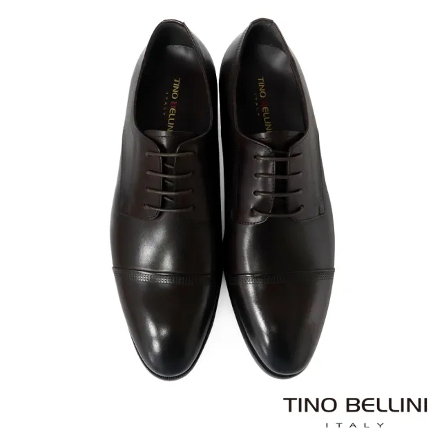 【TINO BELLINI 貝里尼】男款 正裝紳士橫飾德比鞋HM2T0022