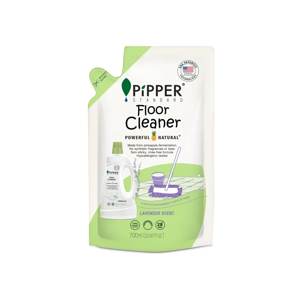 【PiPPER STANDARD】沛柏鳳梨酵素地板清潔劑補充包薰衣草700ml(適合幼童寵物家庭/寵物地板清潔)