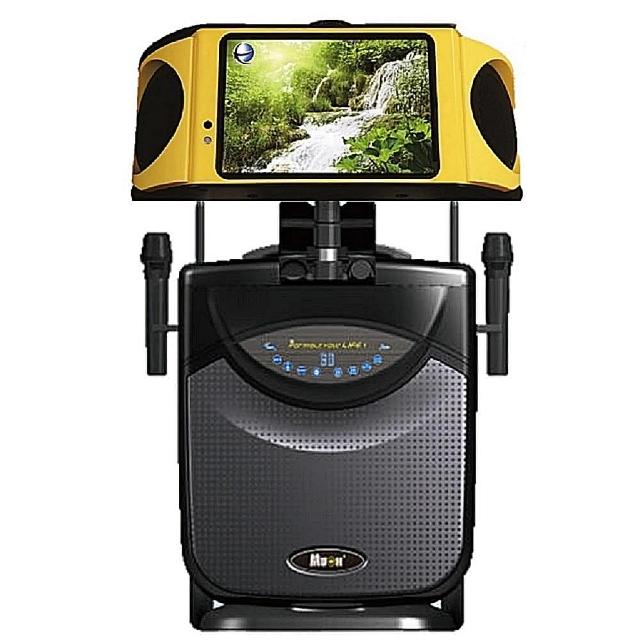 【大唐國際】無線主動式喇叭組合手提行動伴唱機(DA168-AI+CPA-900E MUCH GO)