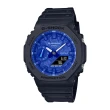 【CASIO 卡西歐】G-SHOCK系列造型藍白變形蟲電子錶(三款可選)