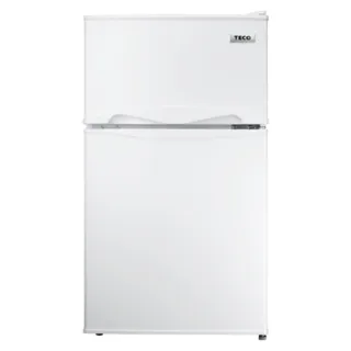 【TECO 東元】福利品★101公升一級能效雙門冰箱 白色(R1011W)