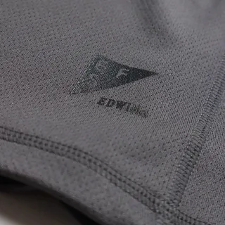【EDWIN】男裝 機能剪接迷彩短袖T恤(灰色)