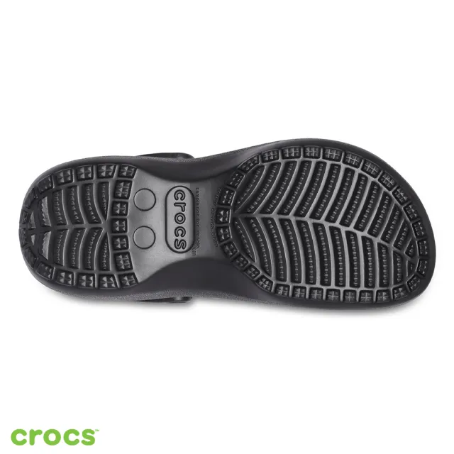 【Crocs】女鞋 經典厚底克駱格涼鞋(206750-001)