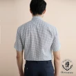 【BARONECE 百諾禮士】簡約菱紋純棉短袖襯衫(521405-09)