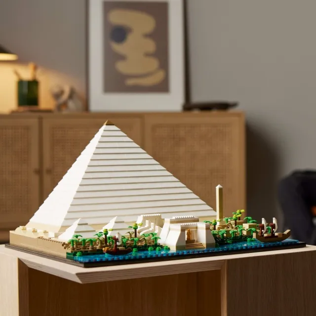 LEGO 樂高】建築系列21058 吉薩金字塔(埃及建築模型) - momo購物