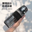 【OMG】FQUAN彈蓋吸管運動水瓶 便攜健身水壺 630ml(防摔運動隨身杯/環保杯)