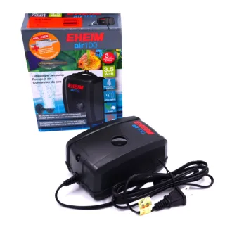 【EHEIM 伊罕】單孔打氣機100型低噪音打氣幫浦附可調氣泡石(淡海水觀賞魚魚缸使用 3701型)