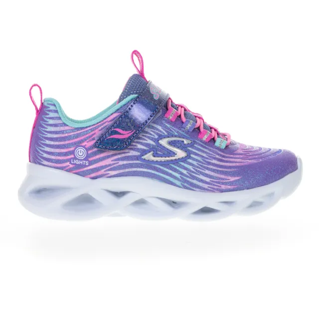 【SKECHERS】女童鞋系列 燈鞋 TWISTY BRIGHTS(302321LLVMT)