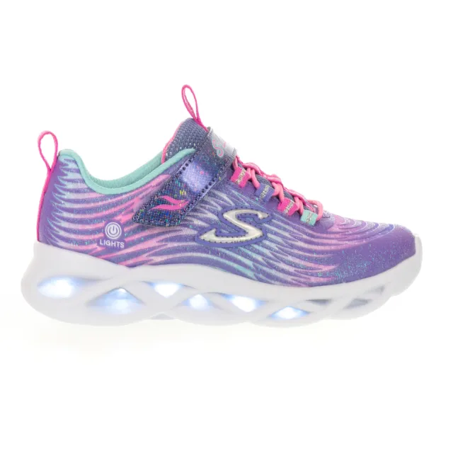 【SKECHERS】女童鞋系列 燈鞋 TWISTY BRIGHTS(302321LLVMT)