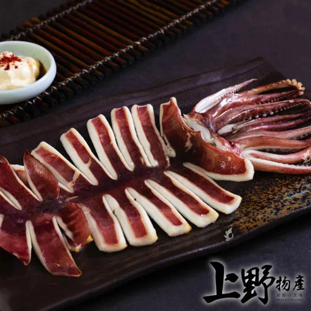 【上野物產】12隻 台灣產 魷魚冰捲(250g±10%/隻)