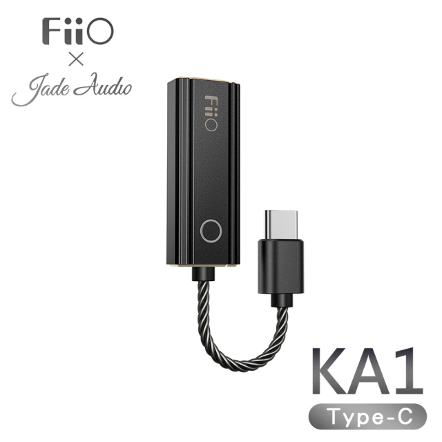 【FiiO】KA1 隨身型解碼耳機轉換器-Type C版(Jade Audio聯名款)