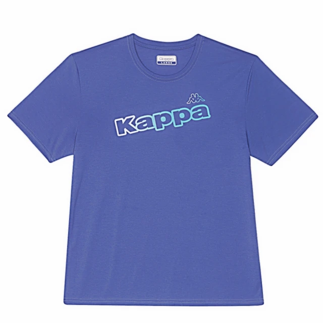 【KAPPA】時尚舒適男短袖圓領衫(太空藍  351C2PWM28 台灣製)