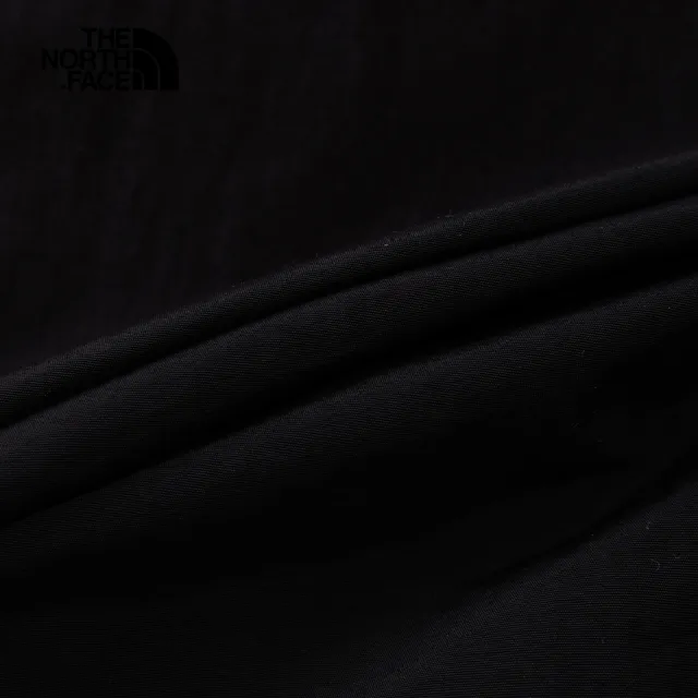 【The North Face 官方旗艦】北面UE男款黑色多口袋戶外休閒短褲｜7QSBJK3