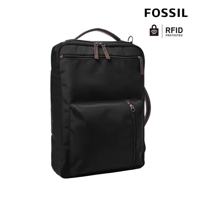 【FOSSIL 官方旗艦館】限定★Buckner 多功能RFID商務包-黑色 MBG9519001