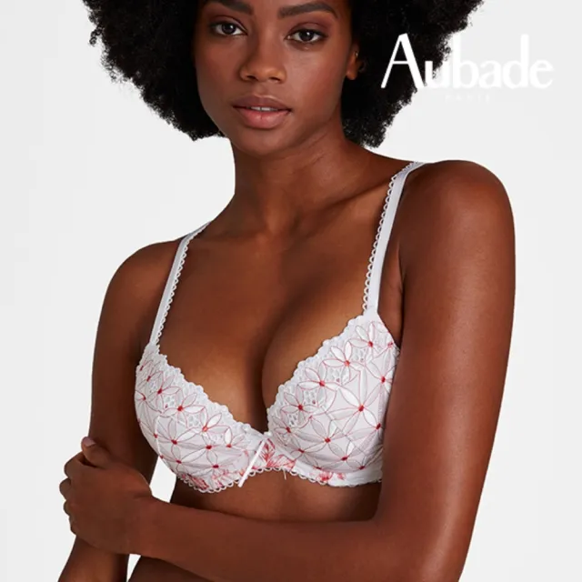 【Aubade】莫巴伊亞有機棉低脊心有襯內衣-PY(柑橘)