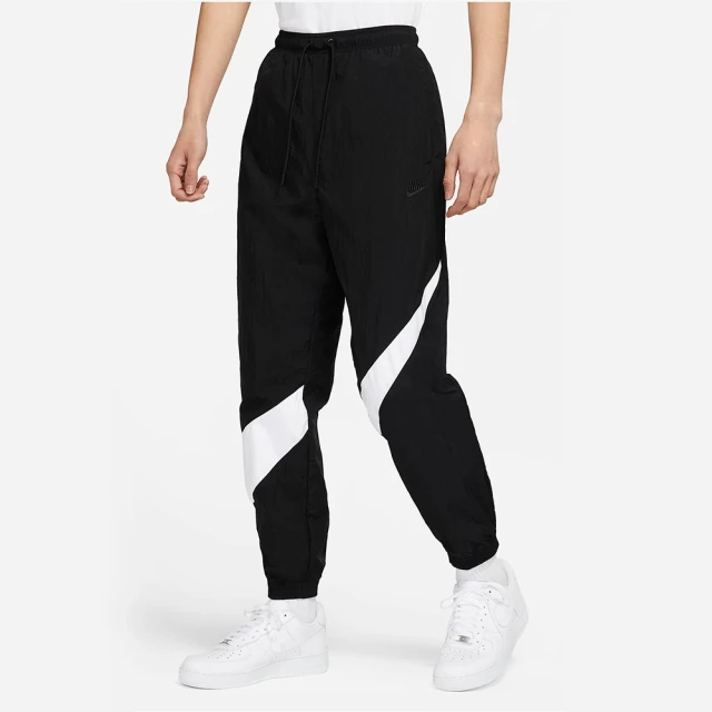 NIKE 耐吉 Nike AS M NSW HBR PANT WVN 男 長褲 運動 休閒 復古 穿搭 黑白(DV1362-010)