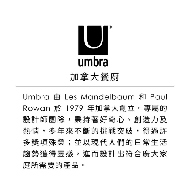 【UMBRA】壁掛式雅緻花盆2入 黑金(花瓶 花盆　)