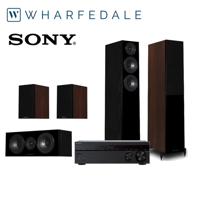 【SONY 索尼】家庭劇院組合(STR-DH790+Wharfedale 12.1+12.3+12.CS)