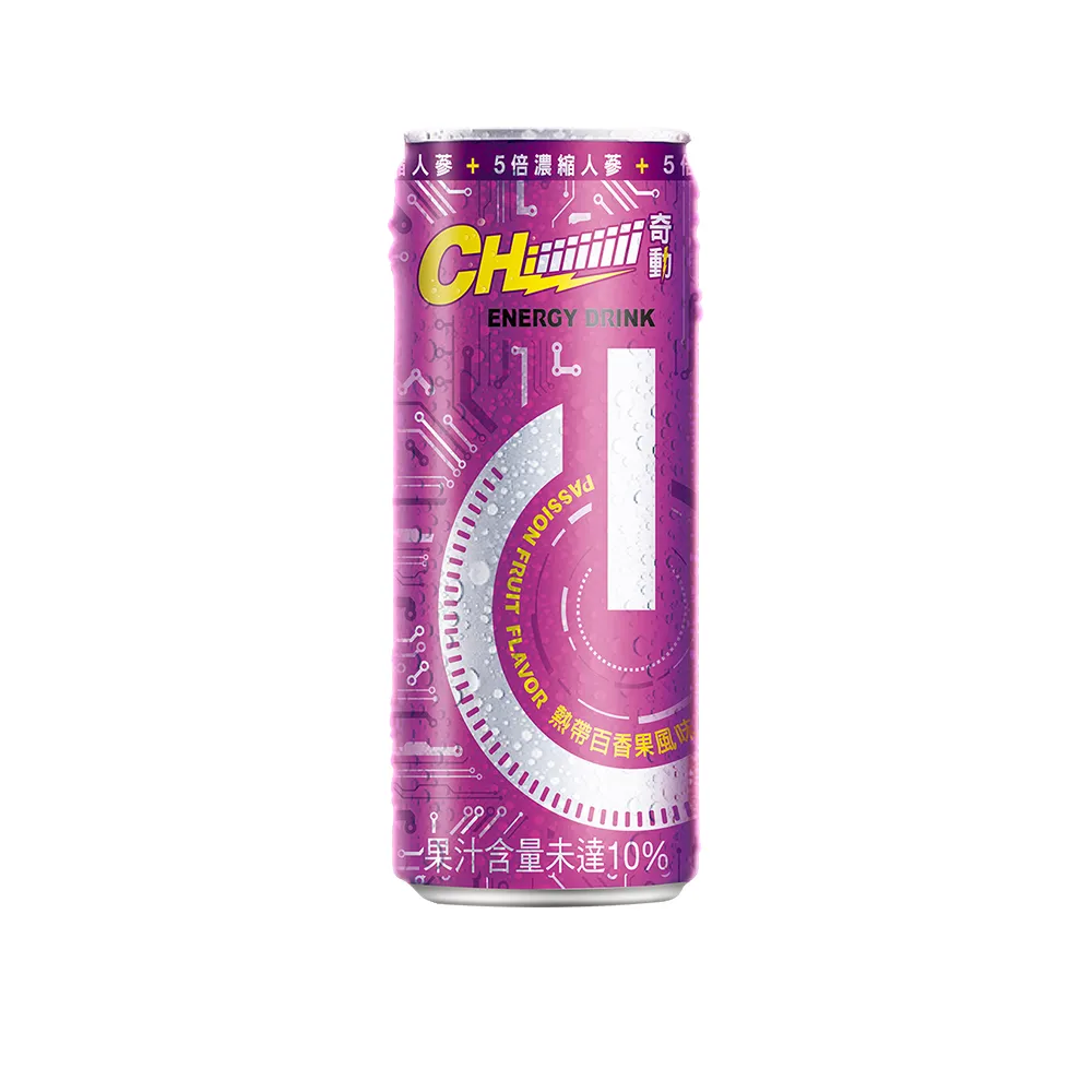 【CHiiiiiiiii奇動】能量飲235ml*24(熱帶百香果風味)