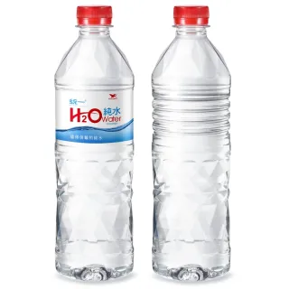 【統一】H2O純水無標籤版600mlx3箱(共72入)