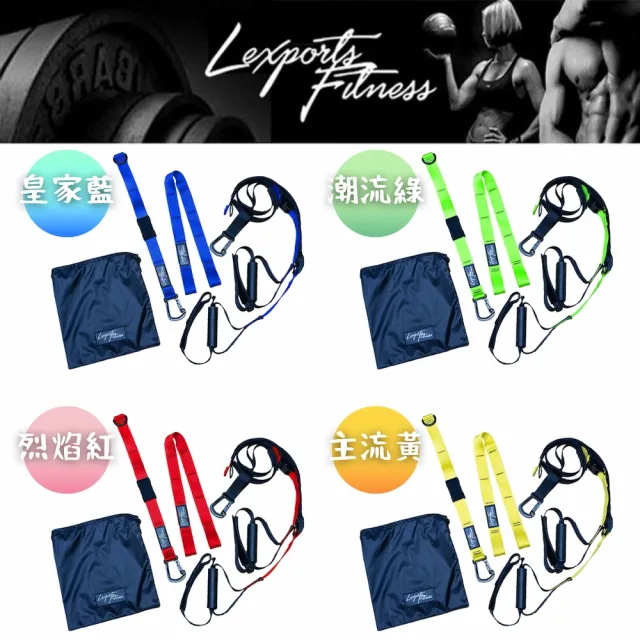 【LEXPORTS 勵動風潮】阻力懸吊訓練繩 / 單錨點系統(懸吊訓練配件 懸吊系統 單錨 核心訓練 健身 重訓 舉重)