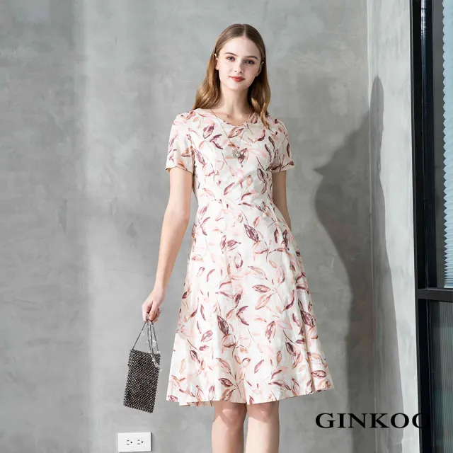 【GINKOO 俊克】春夏綻花洋裝