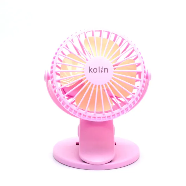 【Kolin 歌林】360度三段USB充電式座夾扇/電扇/風扇