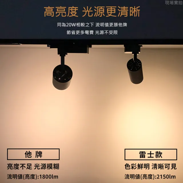 【聖諾照明】LED 30W COB軌道燈 普瑞晶片 黑色外殼(高流明低耗電 爆量款 CNS國家認證)