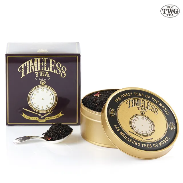 【TWG Tea】魚子醬錫罐茗茶 茶意永恆茶 100g/罐(Timeless Tea;紅茶)
